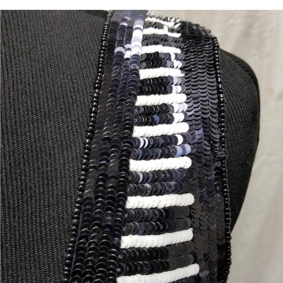 Vintage Silk Navy/White Escada Dress - Picture 7 of 8